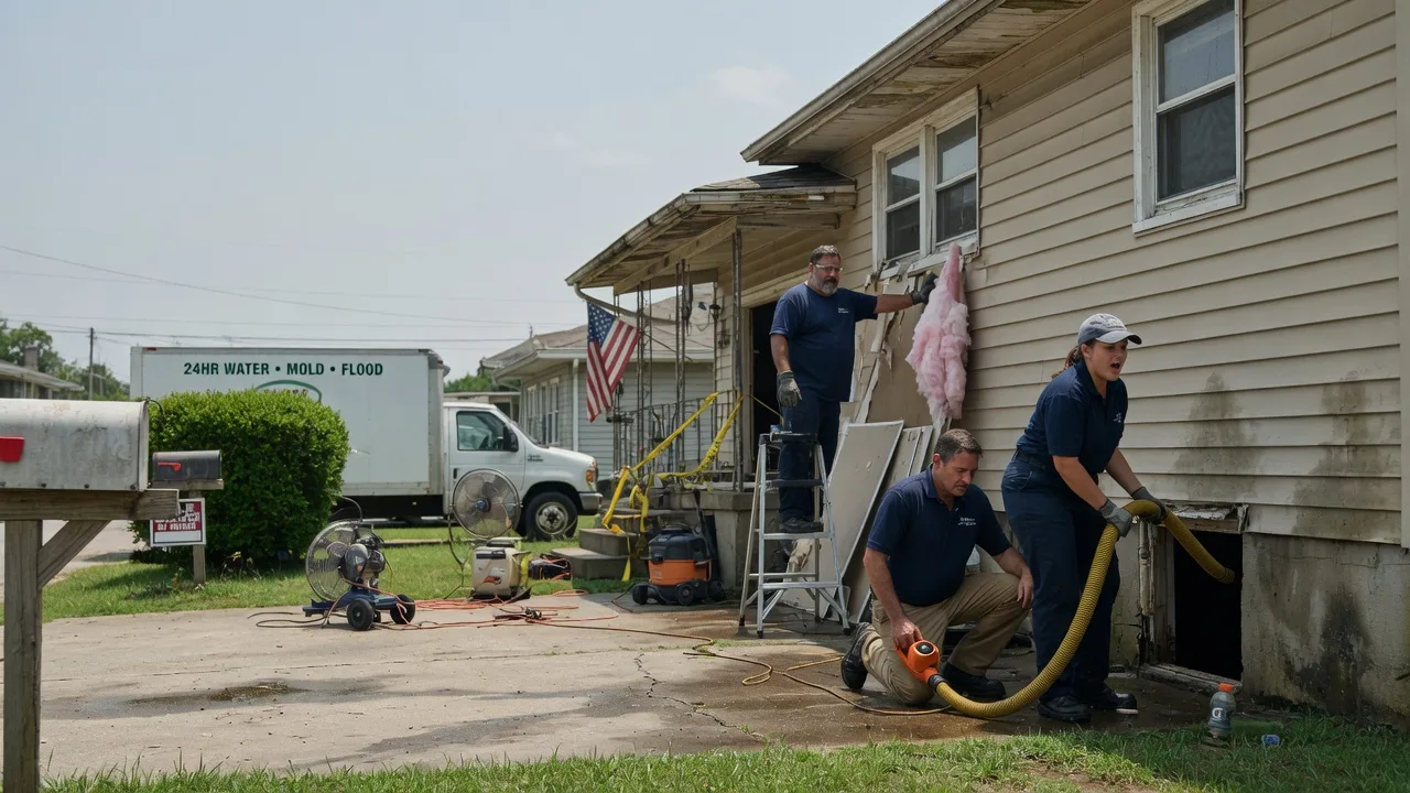 Water Damage Repair in Chambersville, PA near me